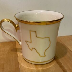 Lenox TEXAS Eternal Dimensions CUP COFFEE MUG GOLD TRIM